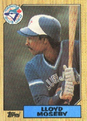 1987 Topps Baseball Cards      210     Lloyd Moseby